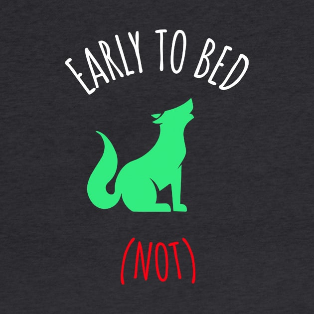 Lone Wolf Early to Bed (NOT) by LeftBrainExpress